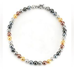 Organic Man-Made Pearl Necklace